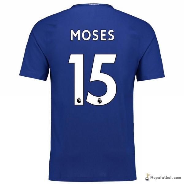 Camiseta Chelsea Replica Primera Ropa Moses 2017/18